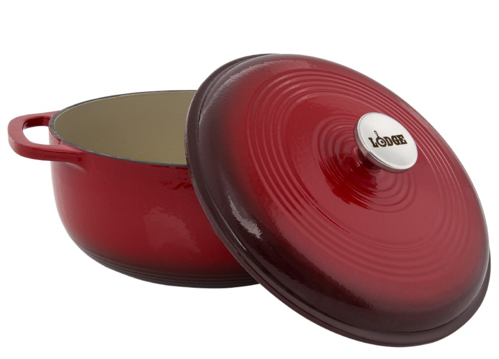Lodge 6 quart enamel Dutch oven