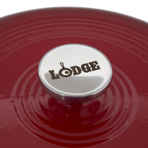 Lodge cast iron Dutch oven enamel