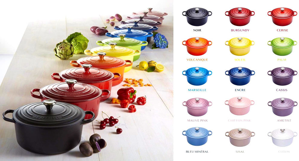 Le Creuset Color Chart