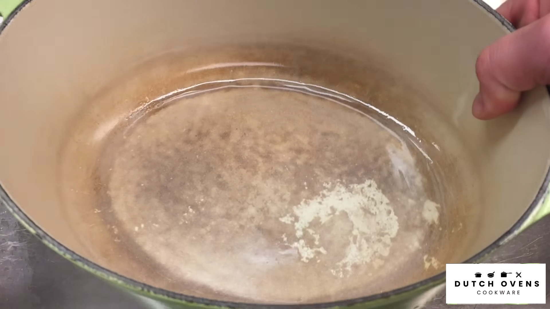 how to clean a ceramic dutch oven
