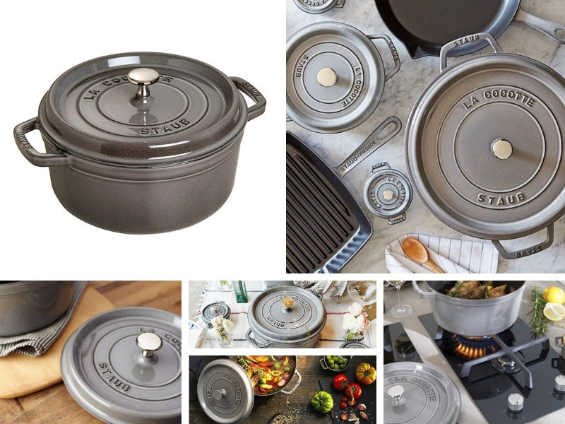staub graphite grey color