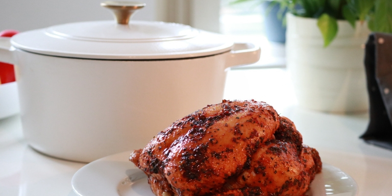 what size Dutch oven do I need for a roast chicken