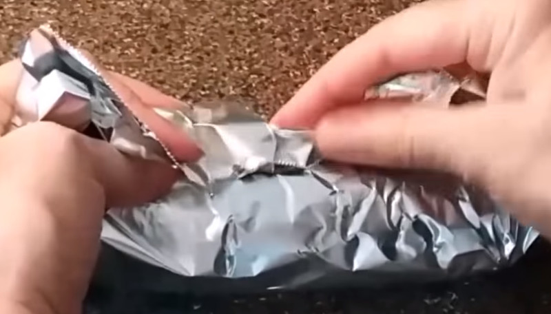 air fryer corn on the cob in foil