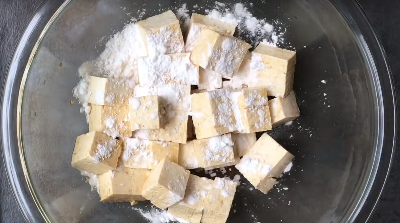 air fryer tofu nuggets