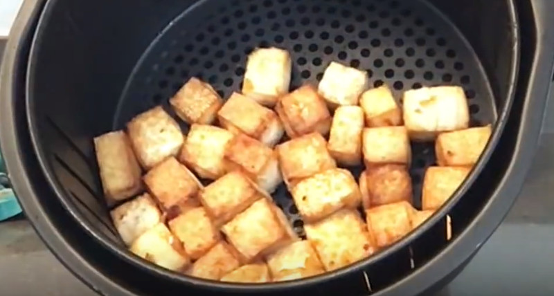 fried tofu in air fryer