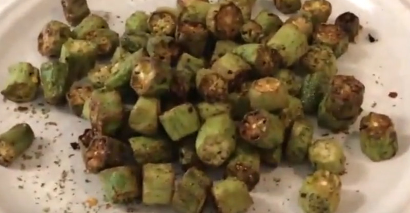 frozen breaded okra in air fryer