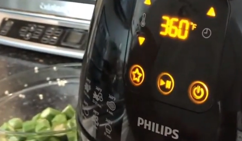 frozen okra in air fryer