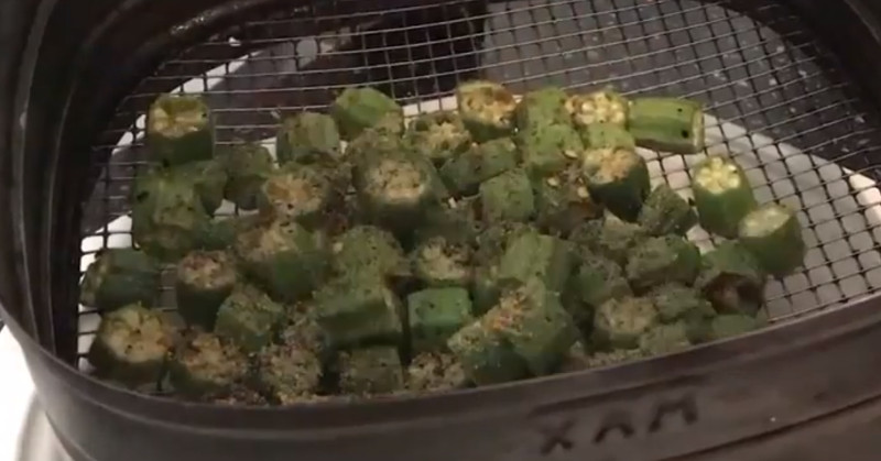 okra in air fryer