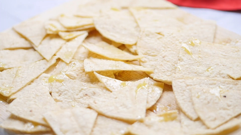 air fryer flour tortilla chips