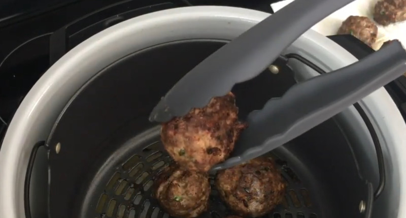 air fryer frozen meatballs