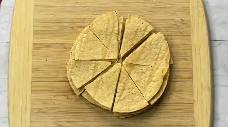 making tortilla chips in air fryer